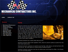 Tablet Screenshot of mechanicalcontractorsinc.com